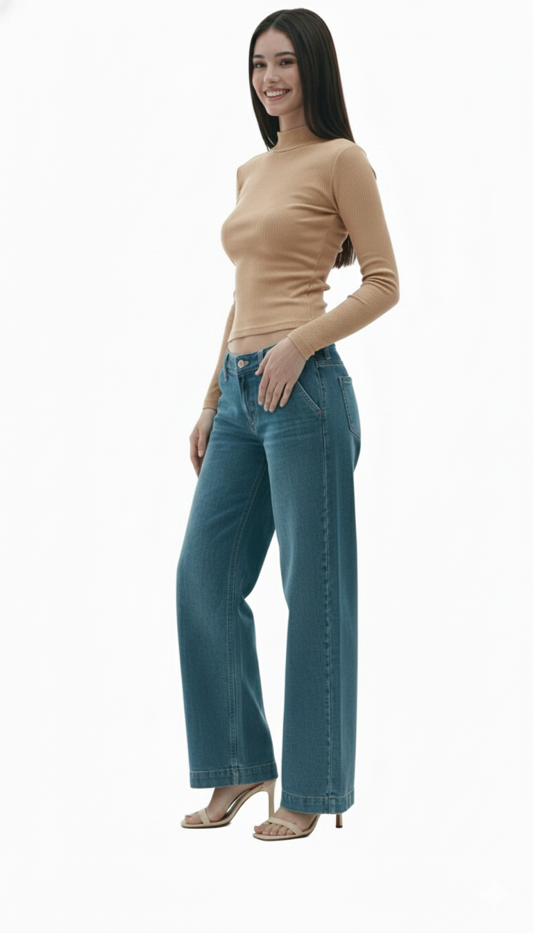 MOCK NECK FULLL SLEEVES WOMEN SOLID TOP