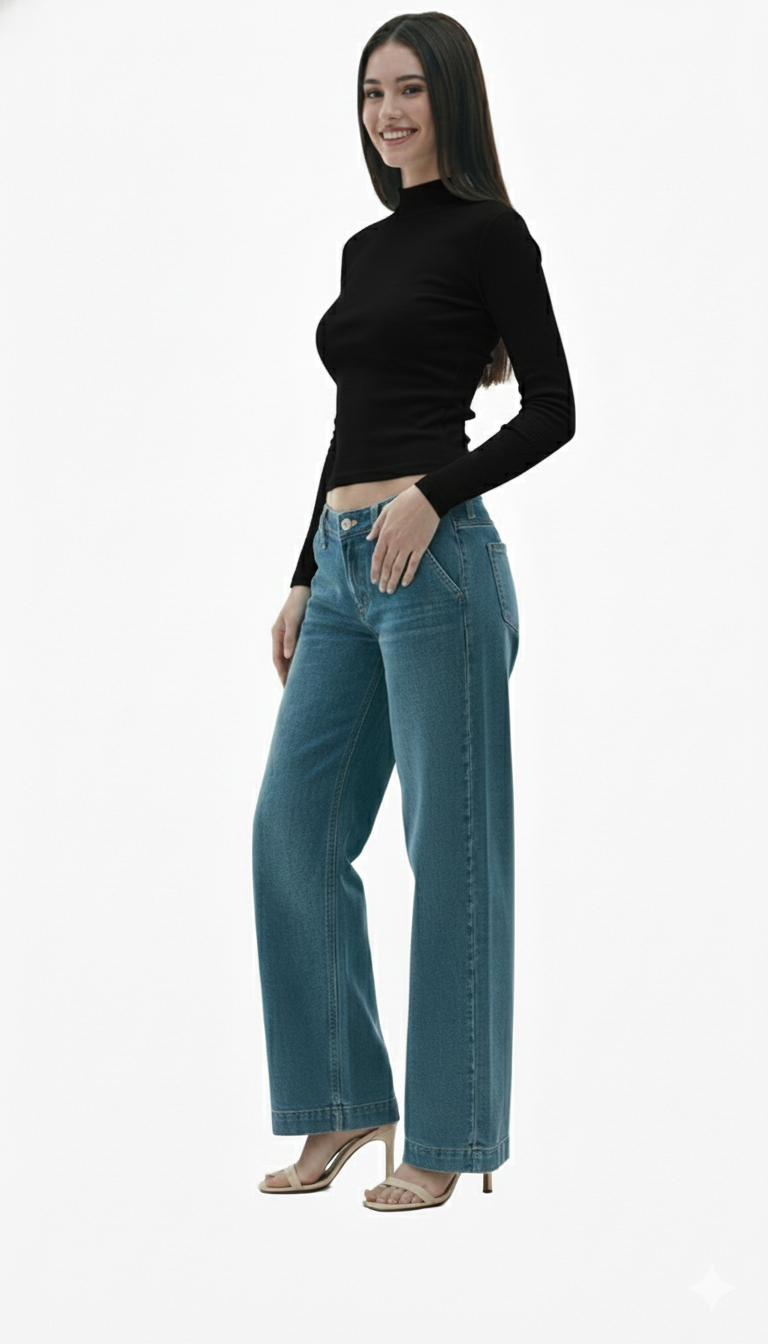 MOCK NECK FULLL SLEEVES WOMEN SOLID TOP