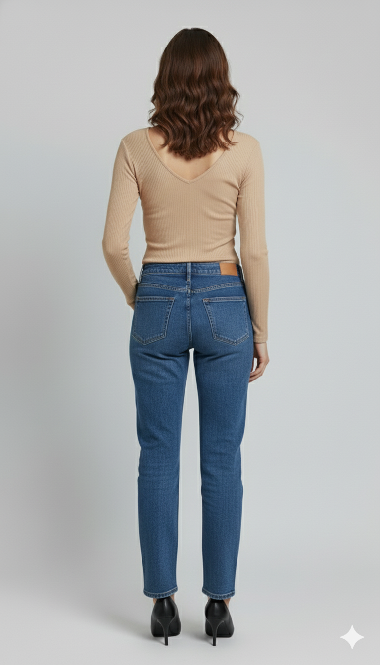 V NECK FULLL SLEEVES WOMEN SOLID TOP