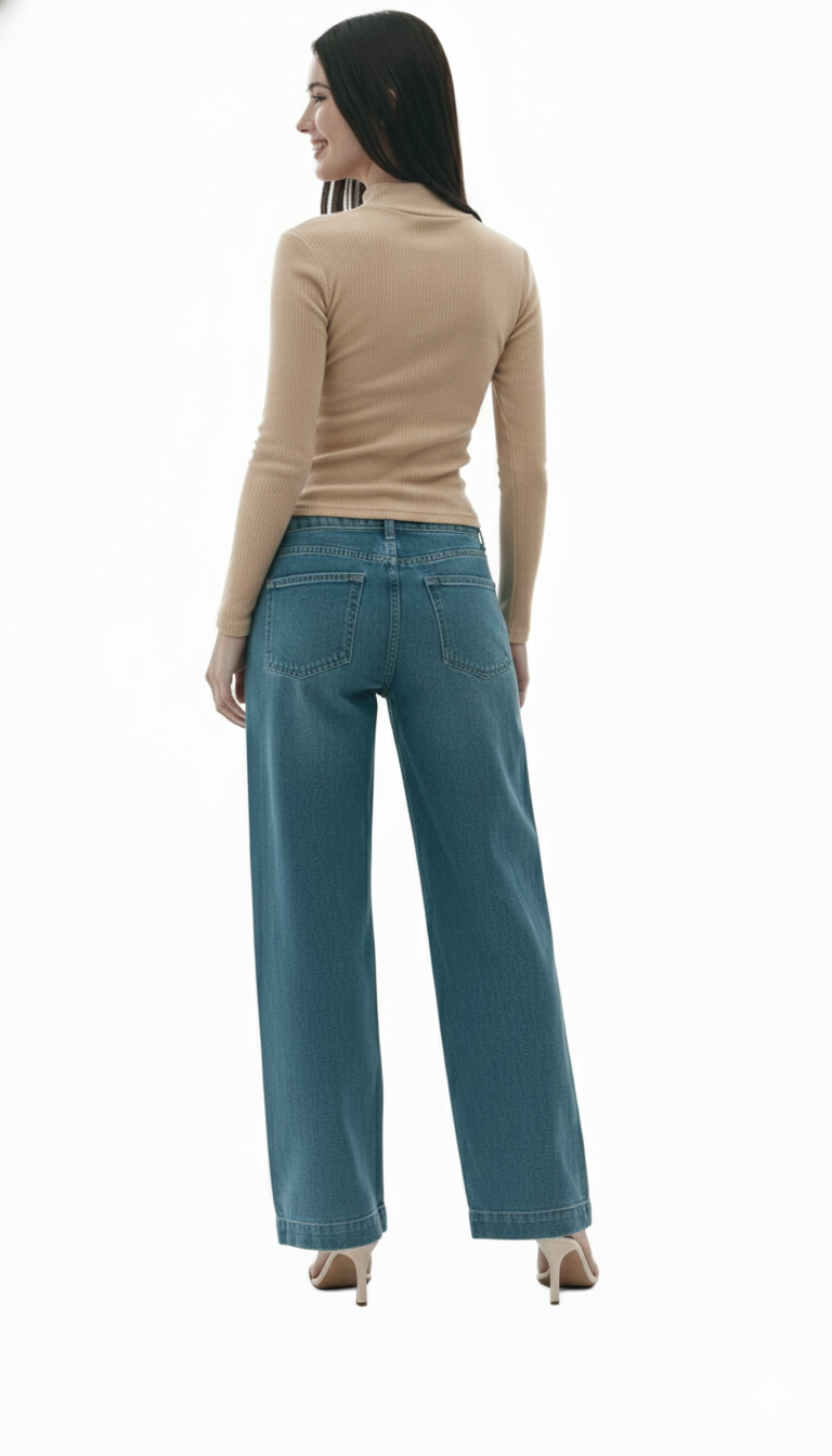 MOCK NECK FULLL SLEEVES WOMEN SOLID TOP