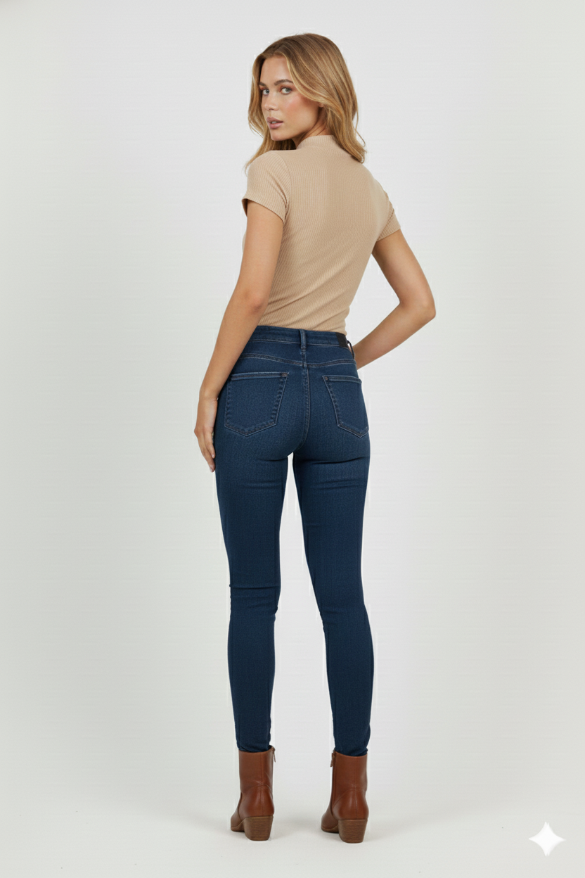 MOCK NECK HALF SLEEVES WOMEN SOLID TOP