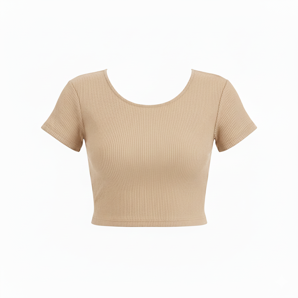 ROUND NECK HALF SLEEVES WOMEN TANK TOP