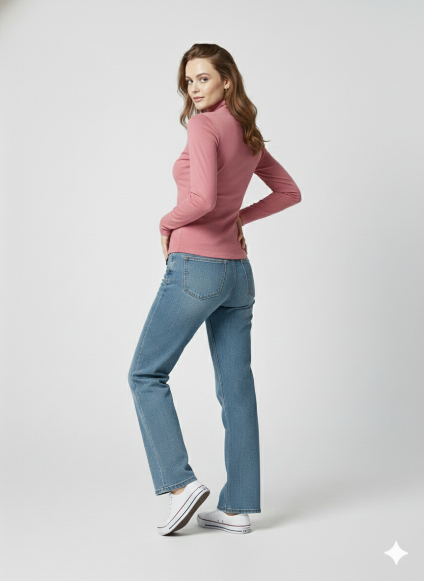 COTTON FULL SLEEVES PLAIN WOMEN CROPPED SHIRT
