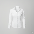 COTTON FULL SLEEVES PLAIN WOMEN CROPPED SHIRT