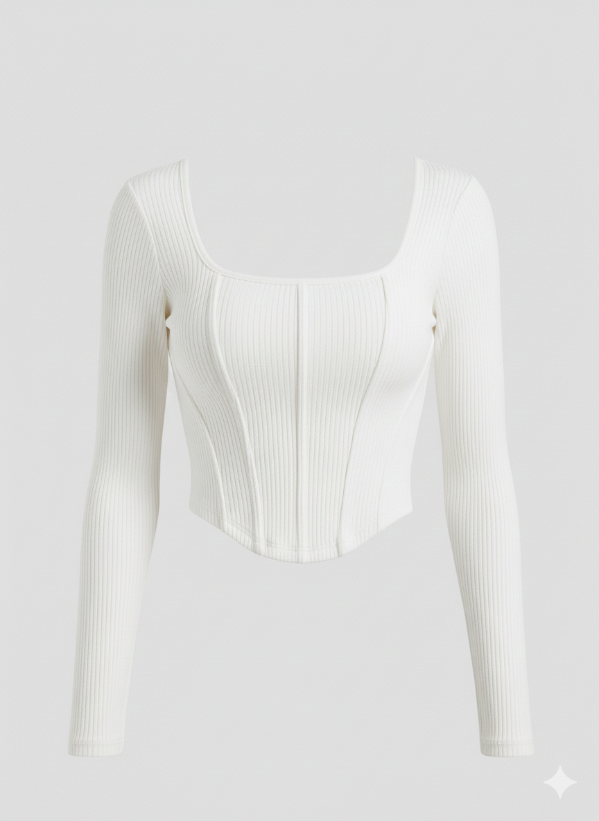 COORSET FULLL SLEEVES WOMEN SOLID TOP