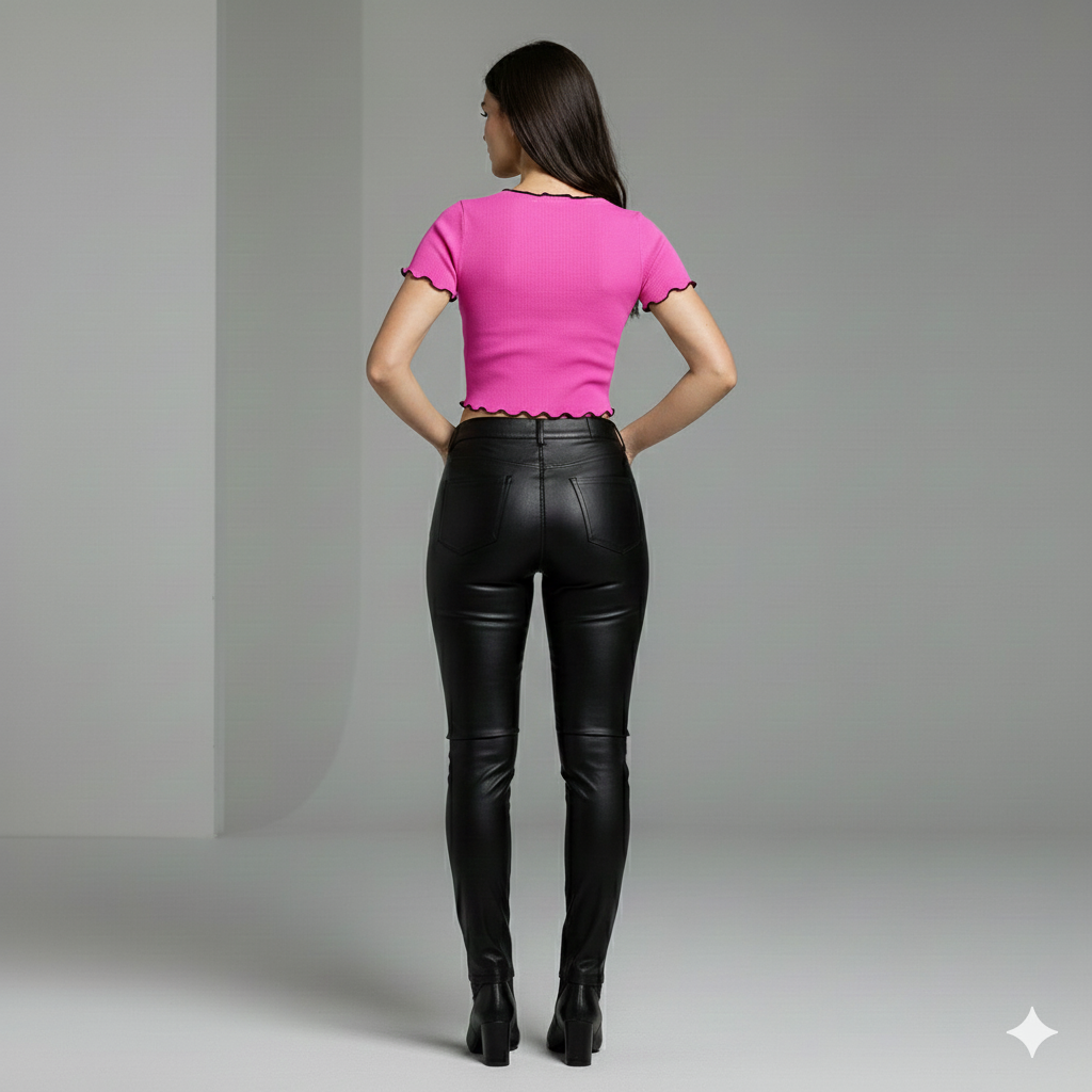 BOW NECK HALF SLEEVES WOMEN TANK TOP