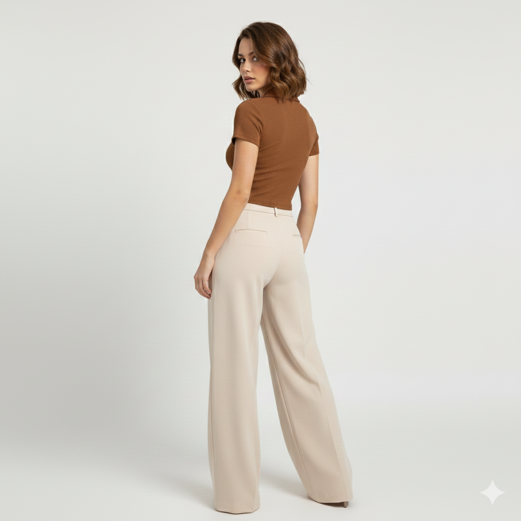 PLAIN COLLAR HALF SLEEVES WOMEN SOLID TOP