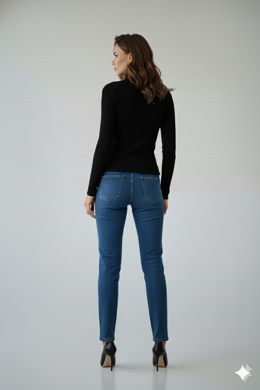 PLAIN COLLAR FULLL SLEEVES WOMEN SOLID TOP