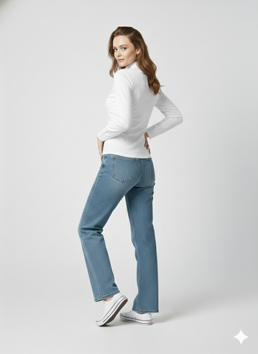 COTTON FULL SLEEVES PLAIN WOMEN CROPPED SHIRT