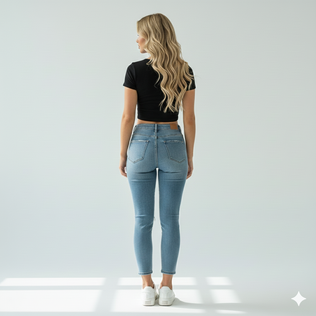 ROUND NECK HALF SLEEVES WOMEN TANK TOP