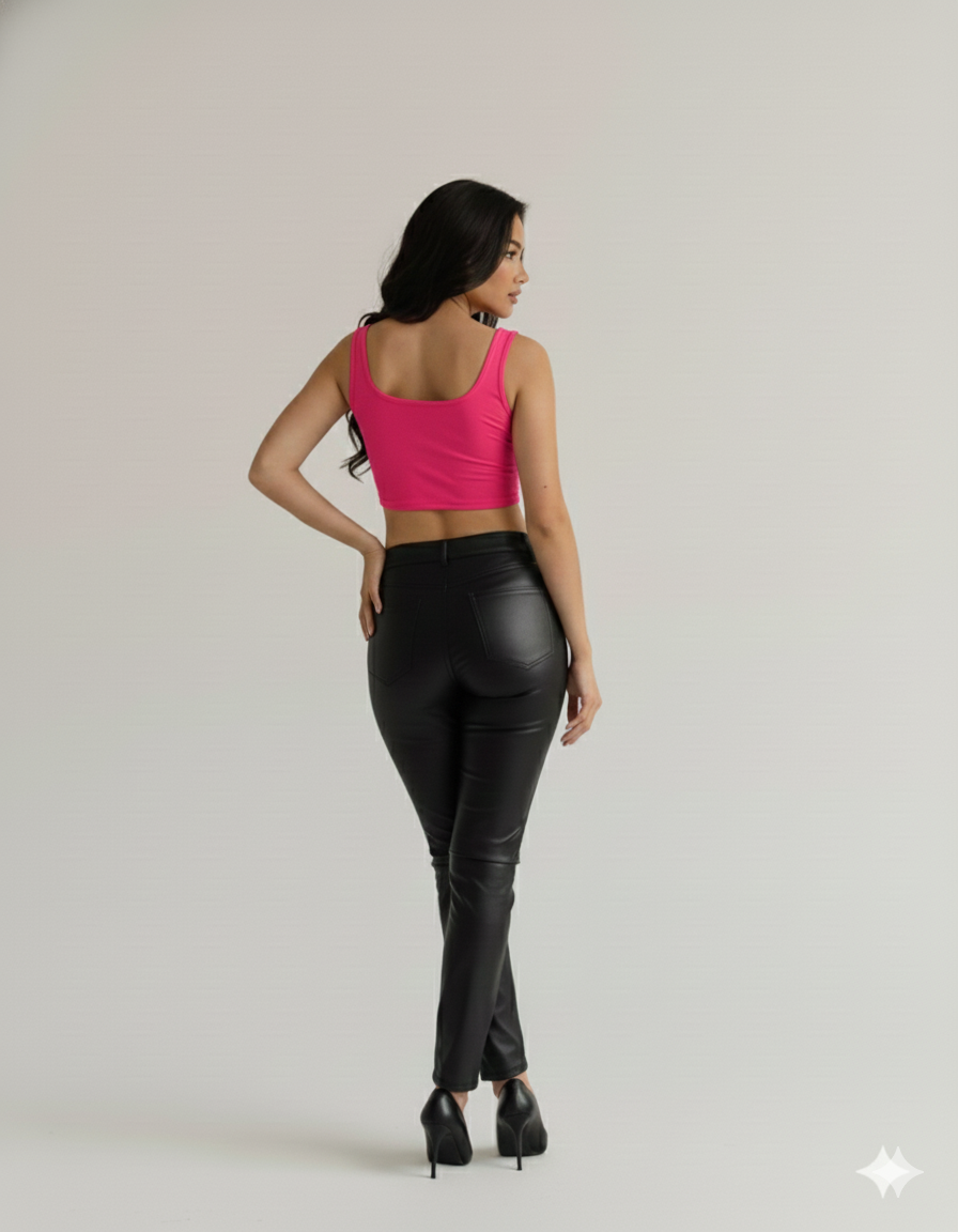 ROUND NECK SLEEVLESS WOMEN TANK TOP