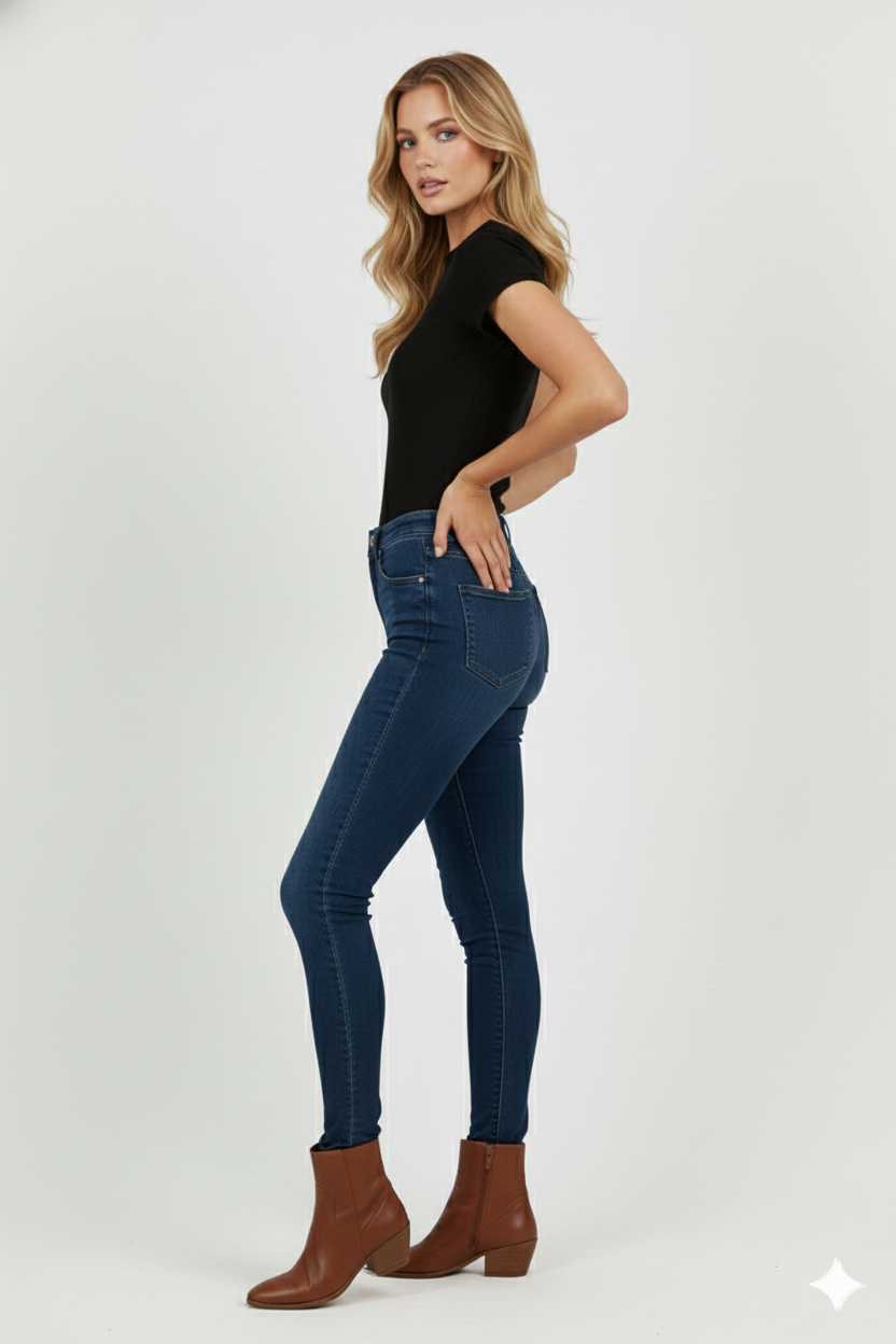 MOCK NECK HALF SLEEVES WOMEN SOLID TOP