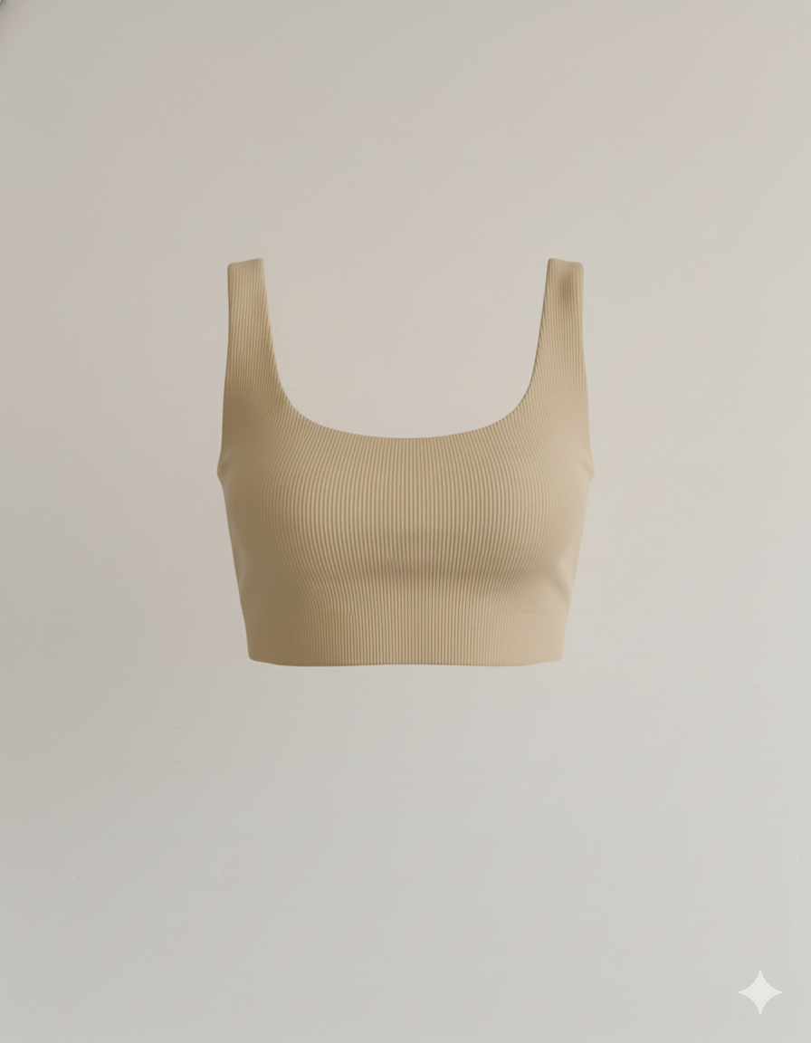 ROUND NECK SLEEVLESS WOMEN TANK TOP