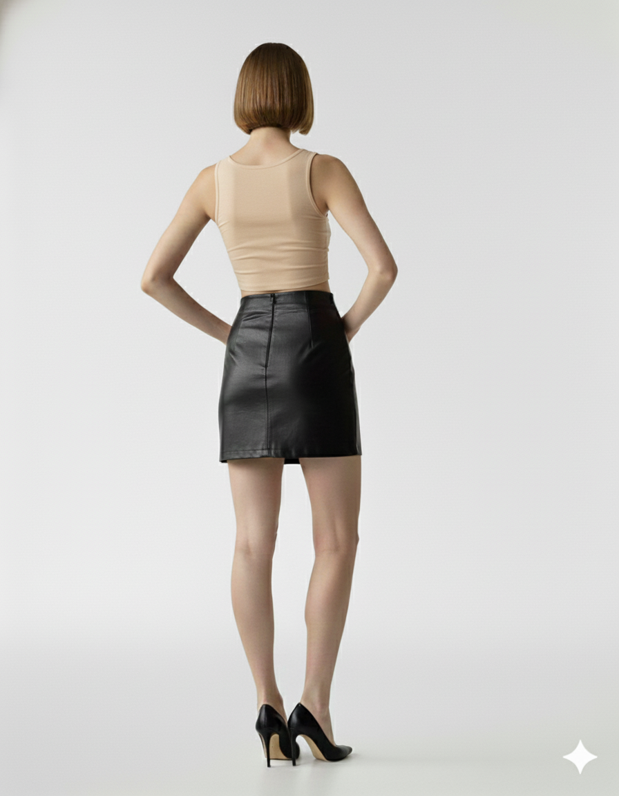 SQUARE NECK SLEEVLESS WOMEN TANK TOP